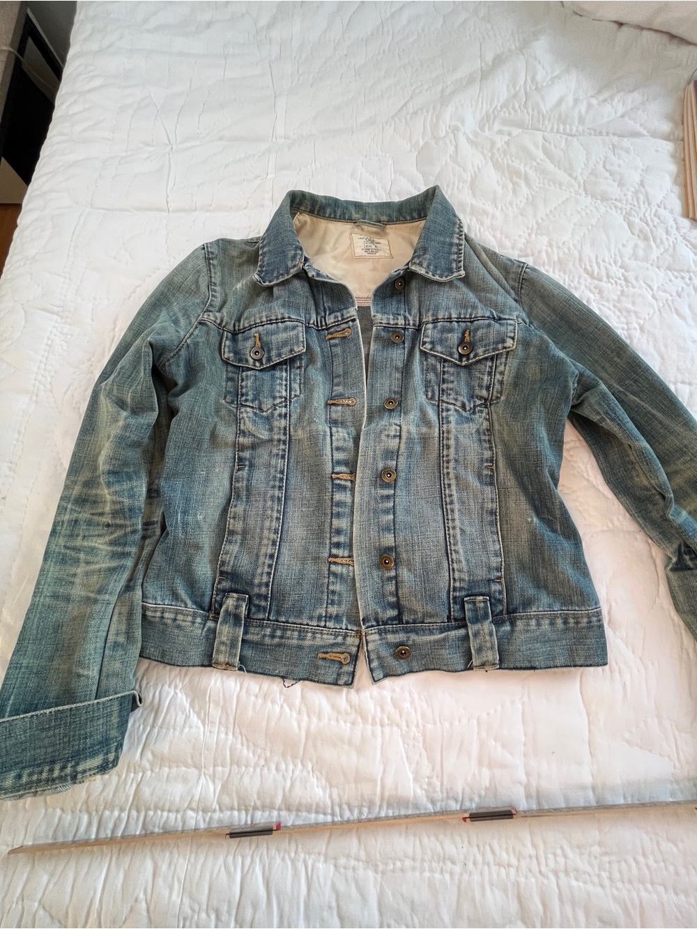 LOGG Classic Light Blue Washed Denim Jean Jacket - Casual Layering